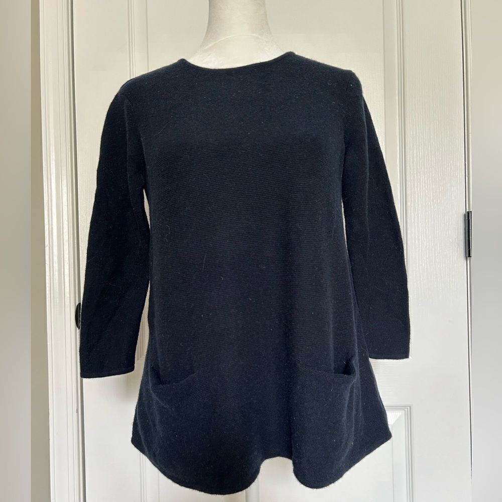 Lisa Todd Sweater Navy Blue Sz S